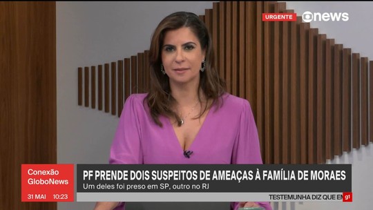 Preso suspeito de ameaça e stalking contra família de Moraes é fuzileiro naval do Rio - Programa: Conexão Globonews 