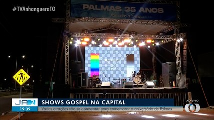 Aniversário de Palmas: shows gospel são atrações na região norte