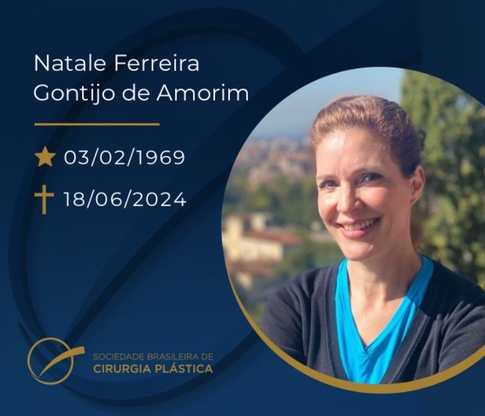 Natale Ferreira Gontijo de Amorim é velada em Belo Horizonte — Foto: Reprodução