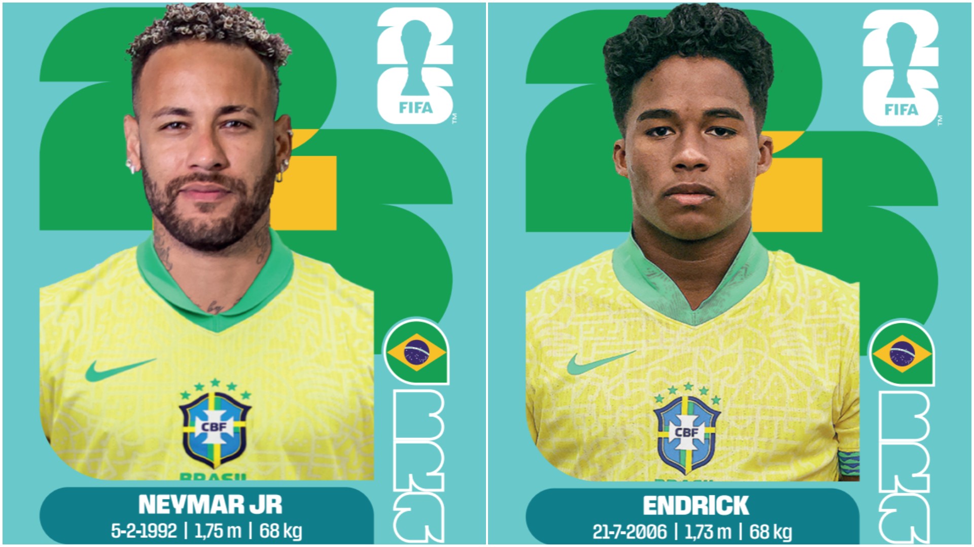 Neymar, Endrick e mais: saiba quanto custa o kit de atualização de figurinhas para o álbum da Copa