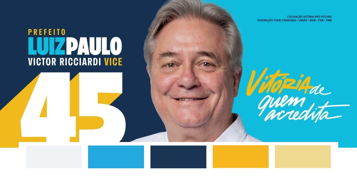 Saem o vermelho, verde e amarelo e entra o 'azul institucional'; especialistas analisam candidatos à Prefeitura de Vitória