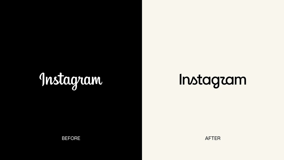 A nova fonte moderniza a caligrafia do Instagram. — Foto: Divulgação/Instagram