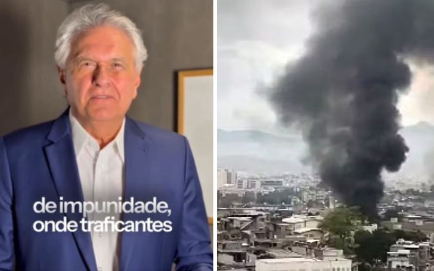 Caiado fala sobre coragem para megaoperação contra o crime no Rio de Janeiro: ‘Brasileiro não suporta mais impunidade’