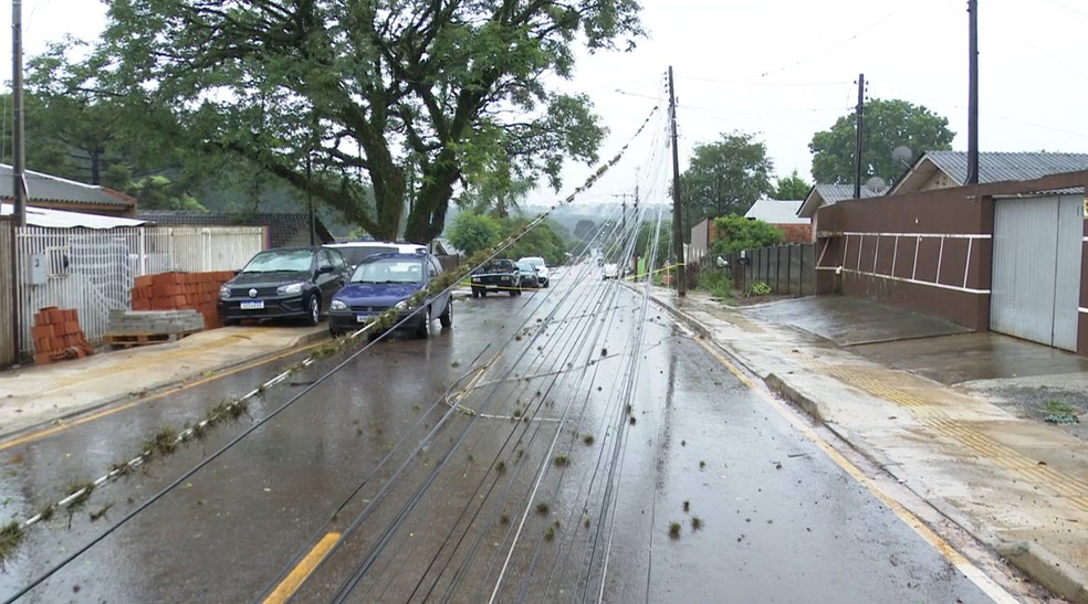 Estado registrou estragos no final de semana — Foto: RPC