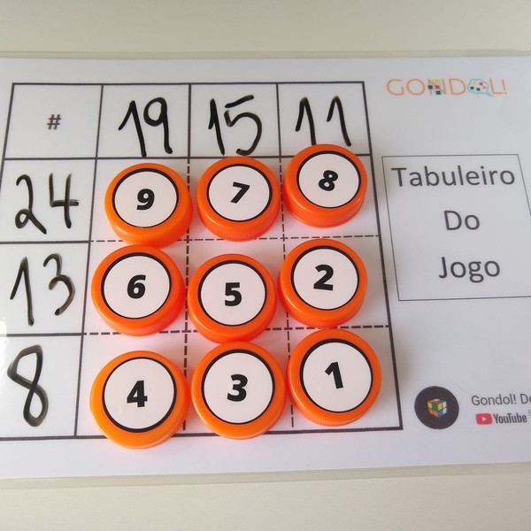 Jogo De Tabuleiro Matemática Fácil - Sacolão.com