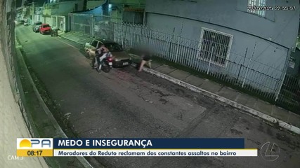 Moradores do Reduto reclamam dos constantes assaltos no bairro