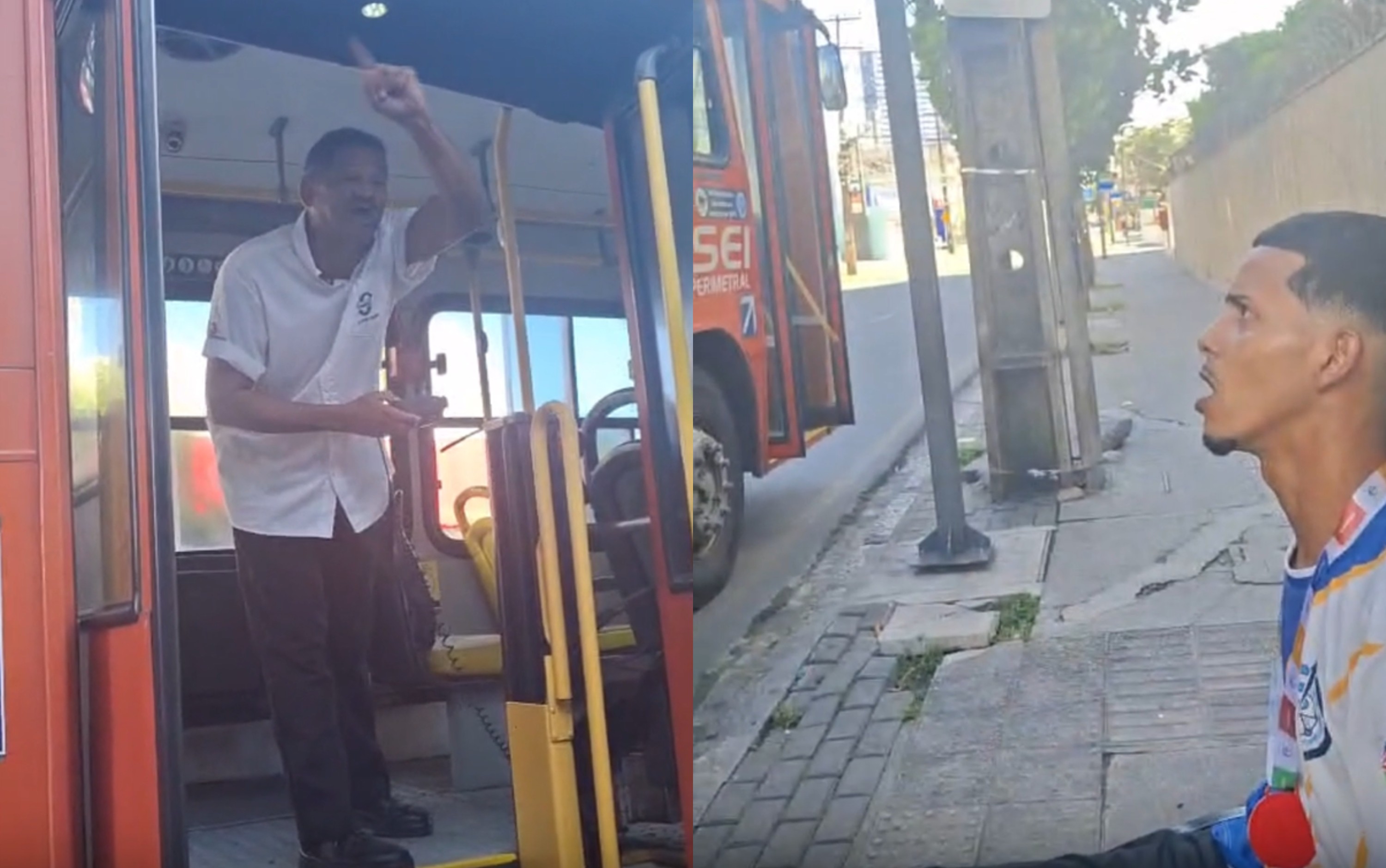 Paratleta denuncia agressão após ser xingado de 'aleijado' e 'nego folgado' por motorista de ônibus; vídeo mostra discussão