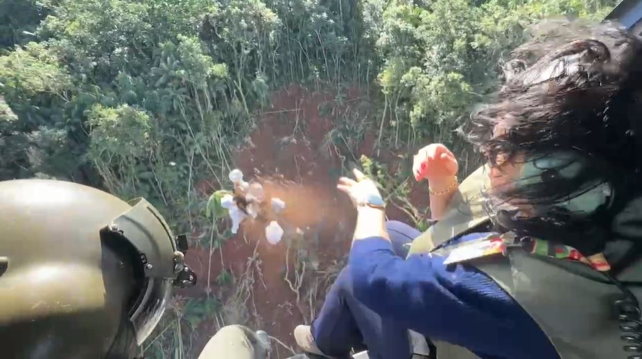 VÍDEO: Helicópteros lançam 5 milhões de sementes para recuperar áreas atingidas por enchente no Vale do Taquari
