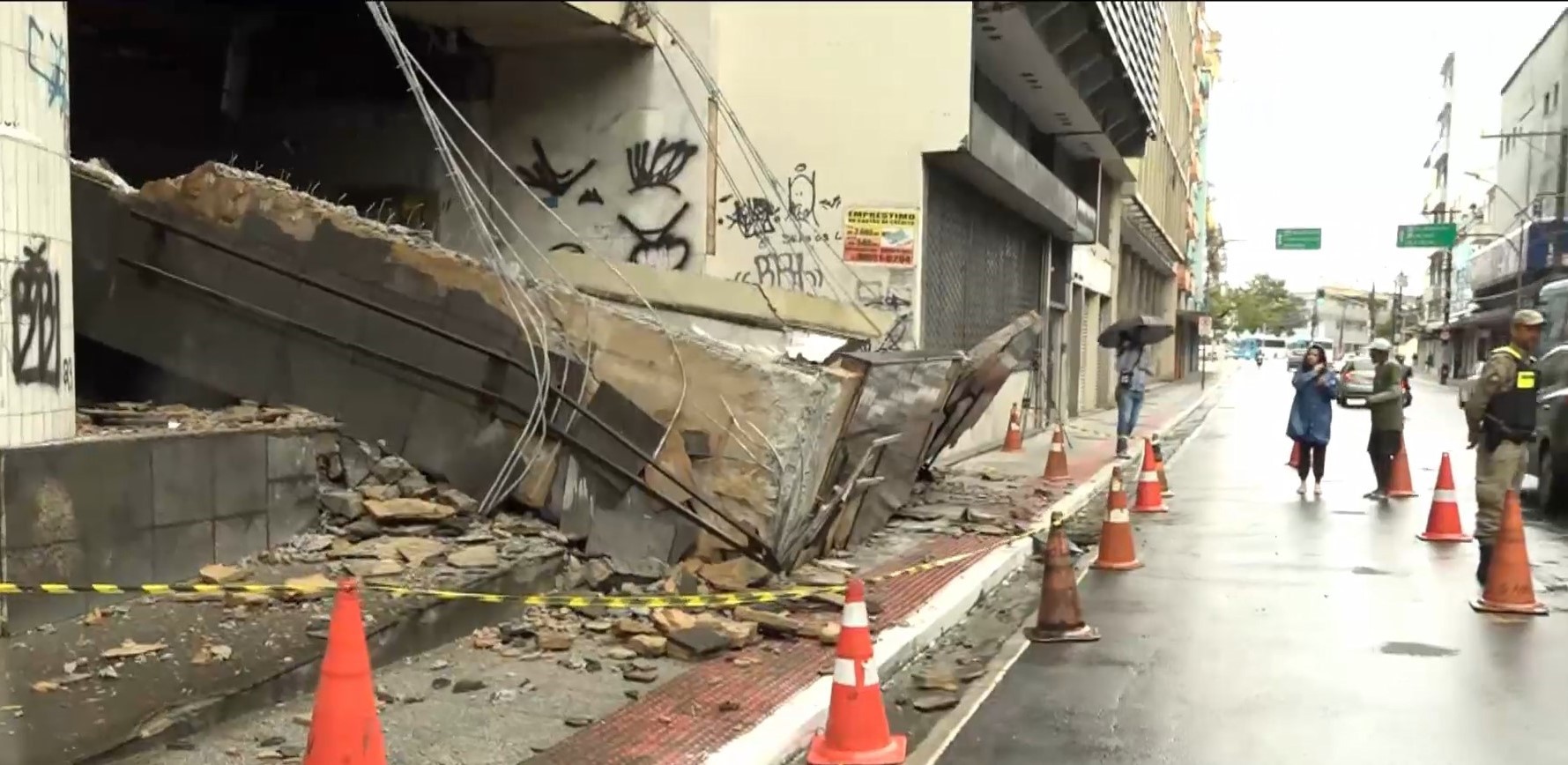 TJES vai devolver prédio onde marquise caiu; prefeitura diz que 383 imóveis têm irregularidades no Centro de Vitória