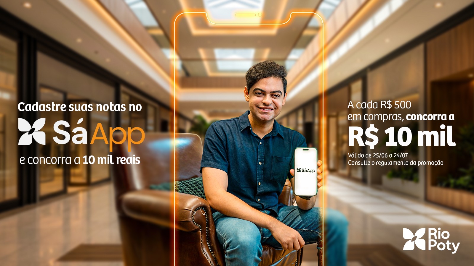 Shopping Rio Poty lança campanha Sá App