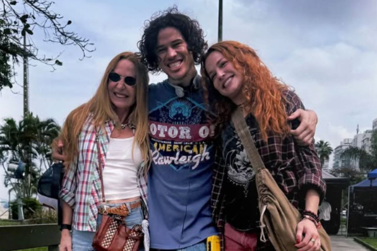 José Loreto vira Chorão, do Charlie Brown Jr., durante gravações de filme em Santos