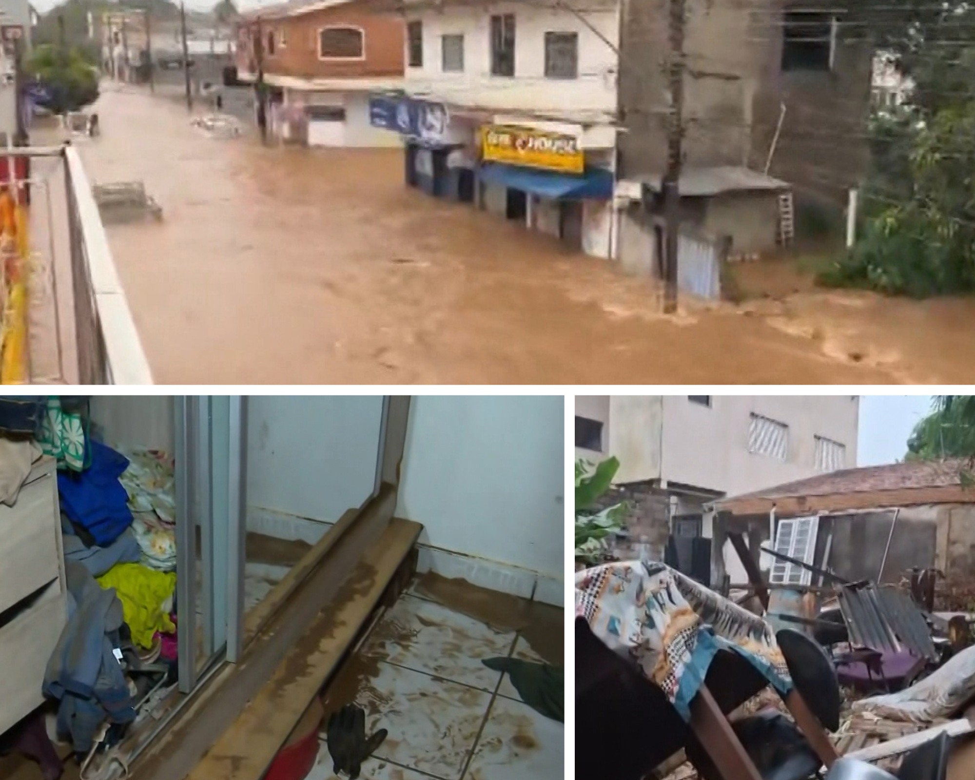 'Não sobrou nada': famílias contam como enchente destruiu móveis e alimentos no interior de SP