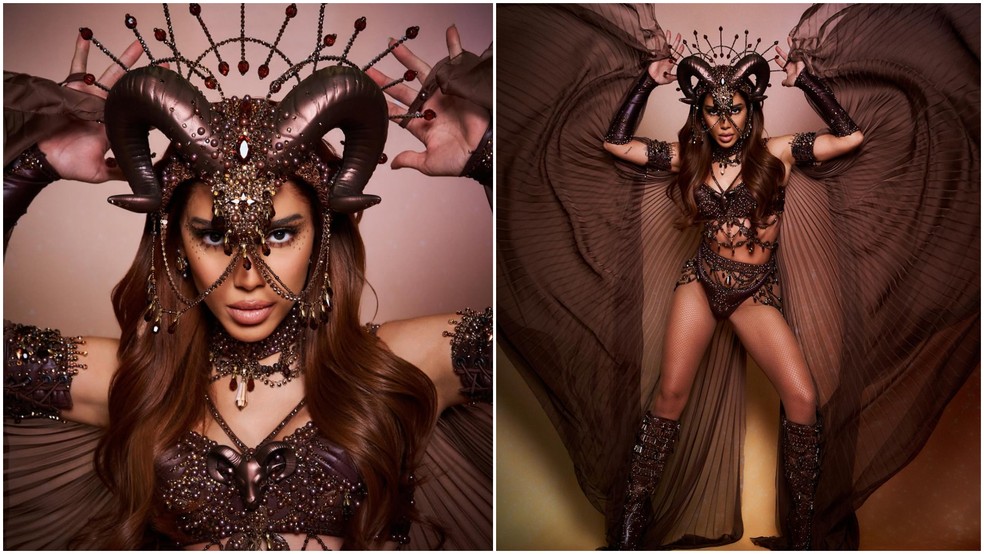 Look da cantora Anitta no "Ensaios da Anitta" de 2026 em Fortaleza (CE) — Foto: Divulgação/Fred Othero