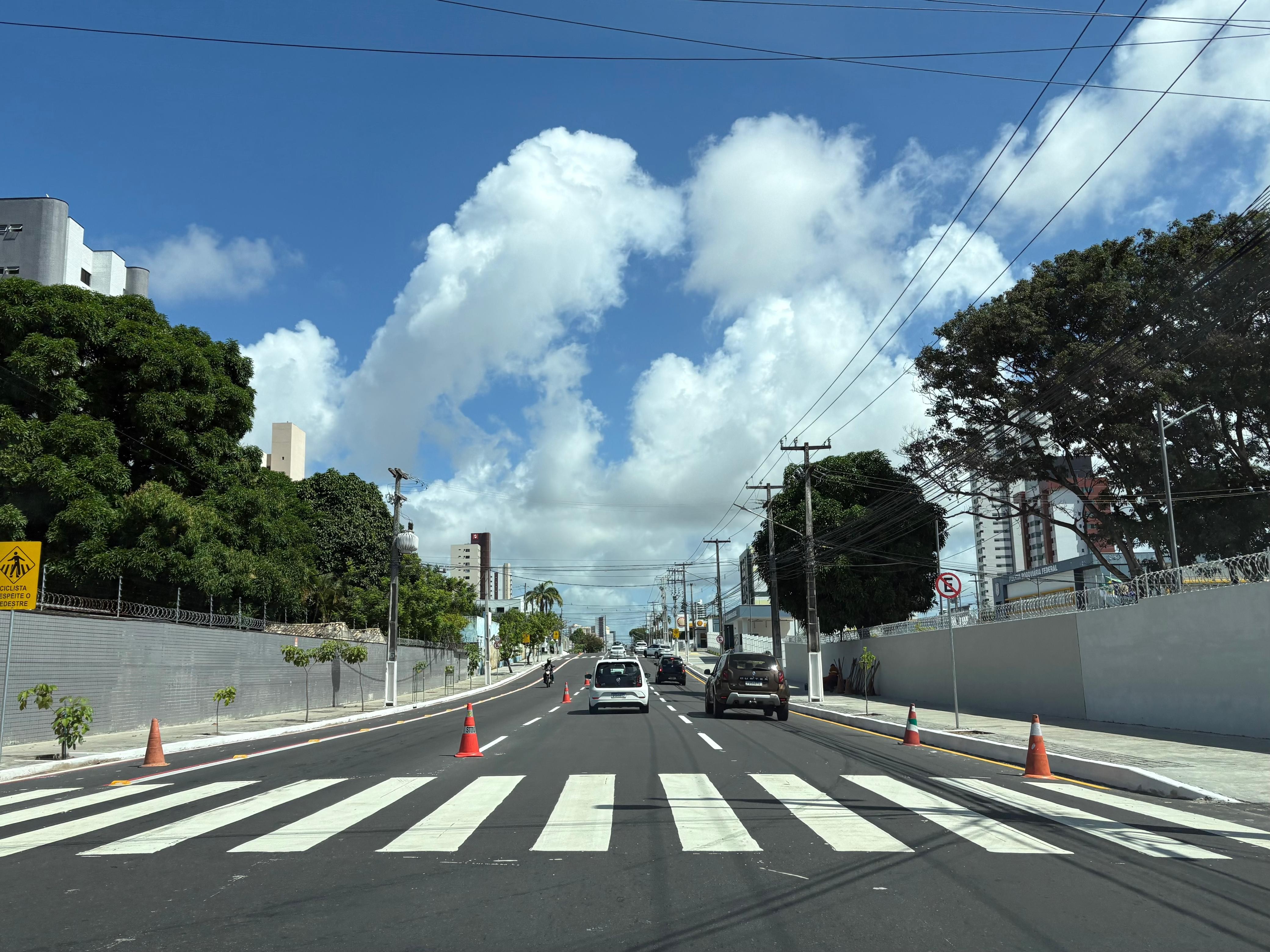 Binário das ruas Jaguarari e São José tem novos trechos liberados neste sábado (2) em Natal; veja o que muda