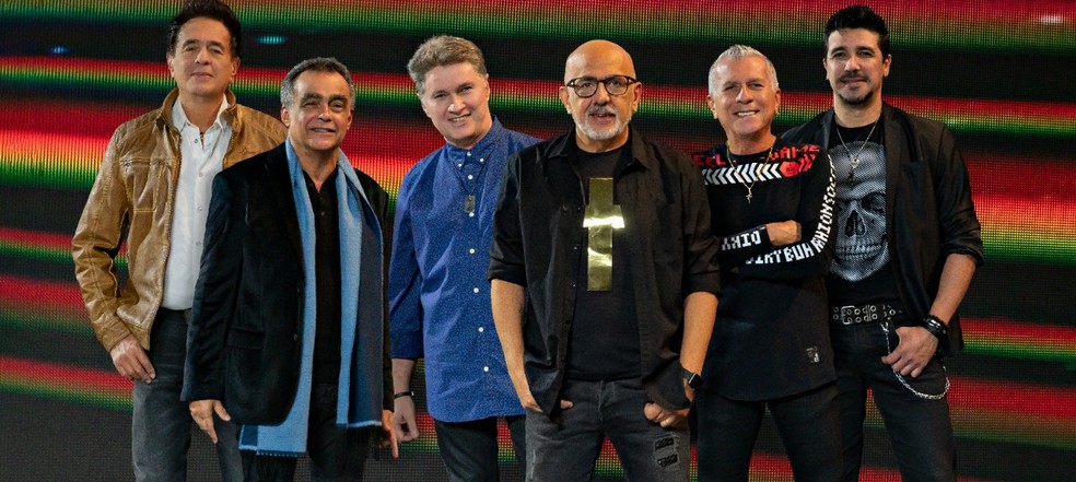 Banda Roupa Nova comemora 40 anos de carreira com show em Lauro de Freitas, na Região Metropolitana de Salvador — Foto: Divulgação