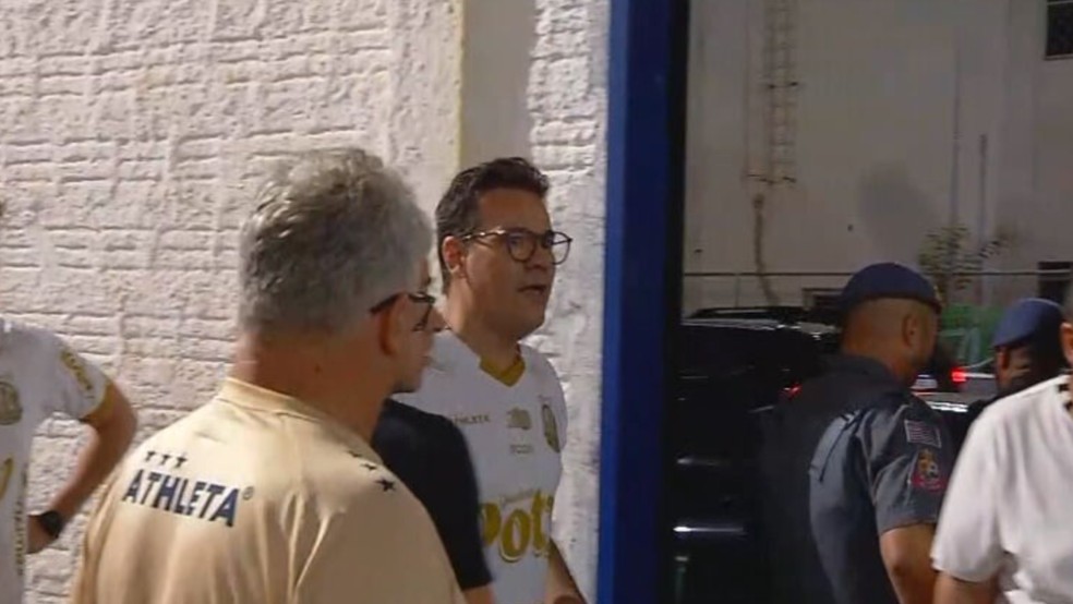 Vice-prefeito de Rio Preto, Fábio Marcondes (PL), é investigado por injúria racial após xingar segurança do Palmeiras — Foto: Reprodução/TV Globo