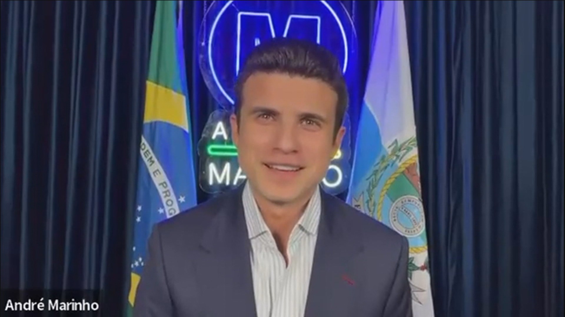 Novo oficializa André Marinho como candidato ao governo do Rio