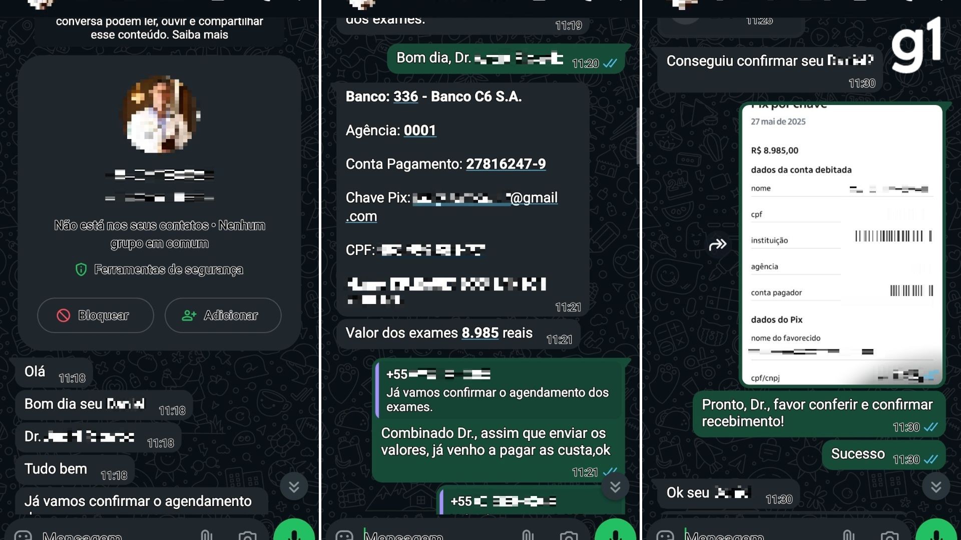 Golpistas se passam por médicos para exigir dinheiro de parentes de pacientes para tratamentos no RS