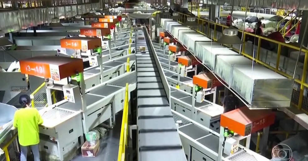 Em reação a Trump, China anuncia tarifas extras de 34% sobre todos produtos americanos — Foto: Reprodução/TV Globo