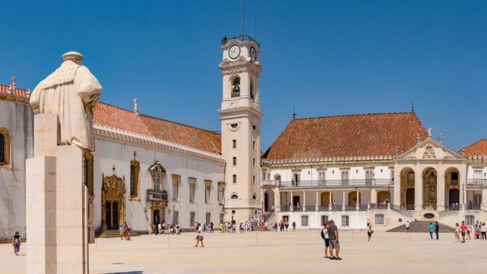 A Universidade de Coimbra, em Portugal — Foto: Getty Images