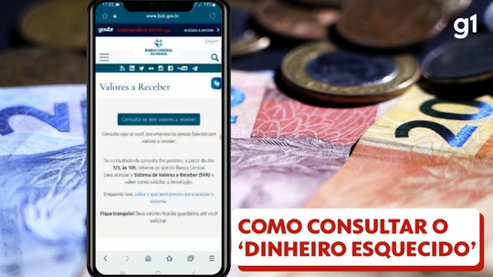 'Dinheiro esquecido': R$ 8,15 bilhões ainda podem ser resgatados em sistema do BC - Programa: G1 Economia 