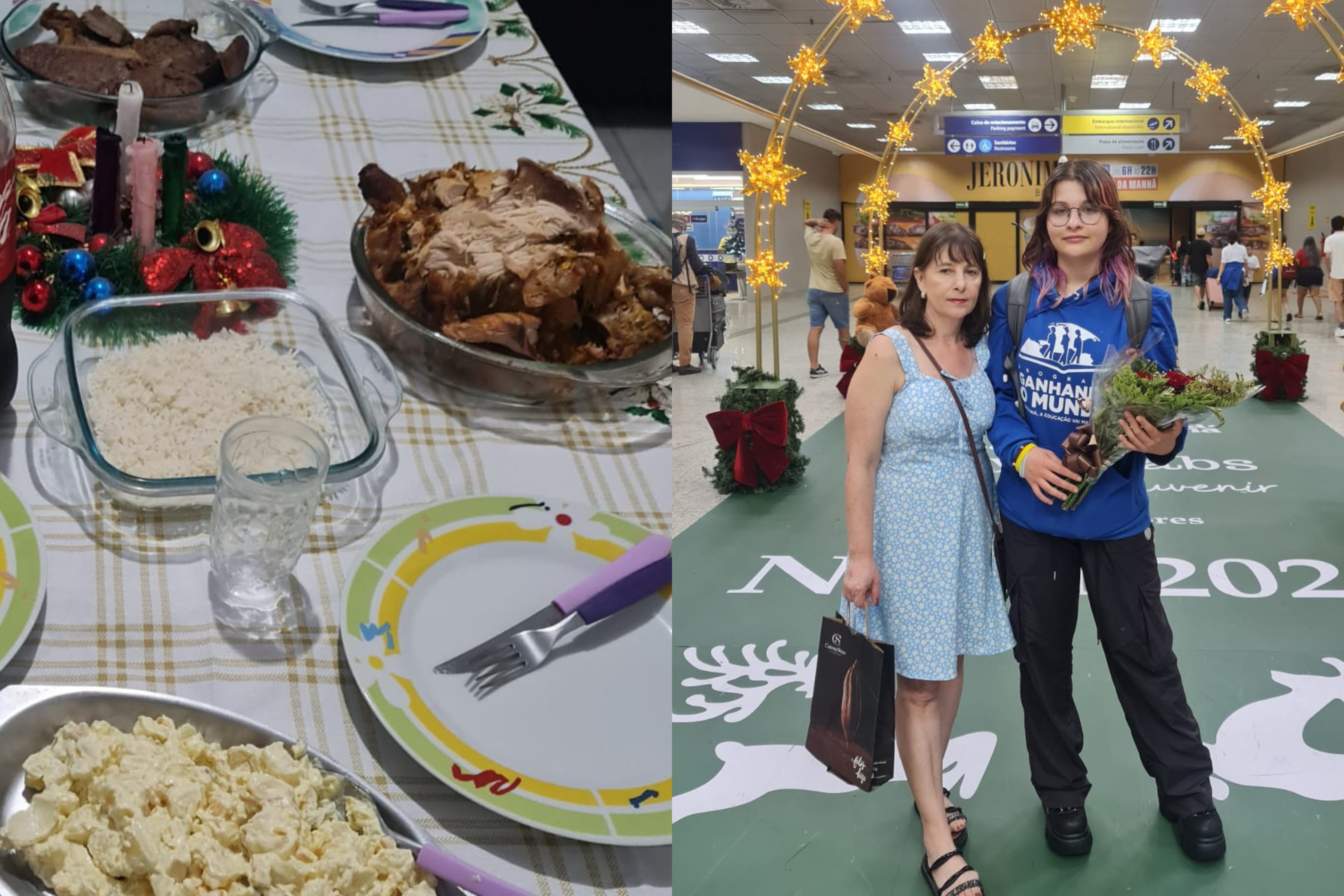 Paranaense vive 'dois natais' em países diferentes ao retornar de intercâmbio na Austrália para o Brasil