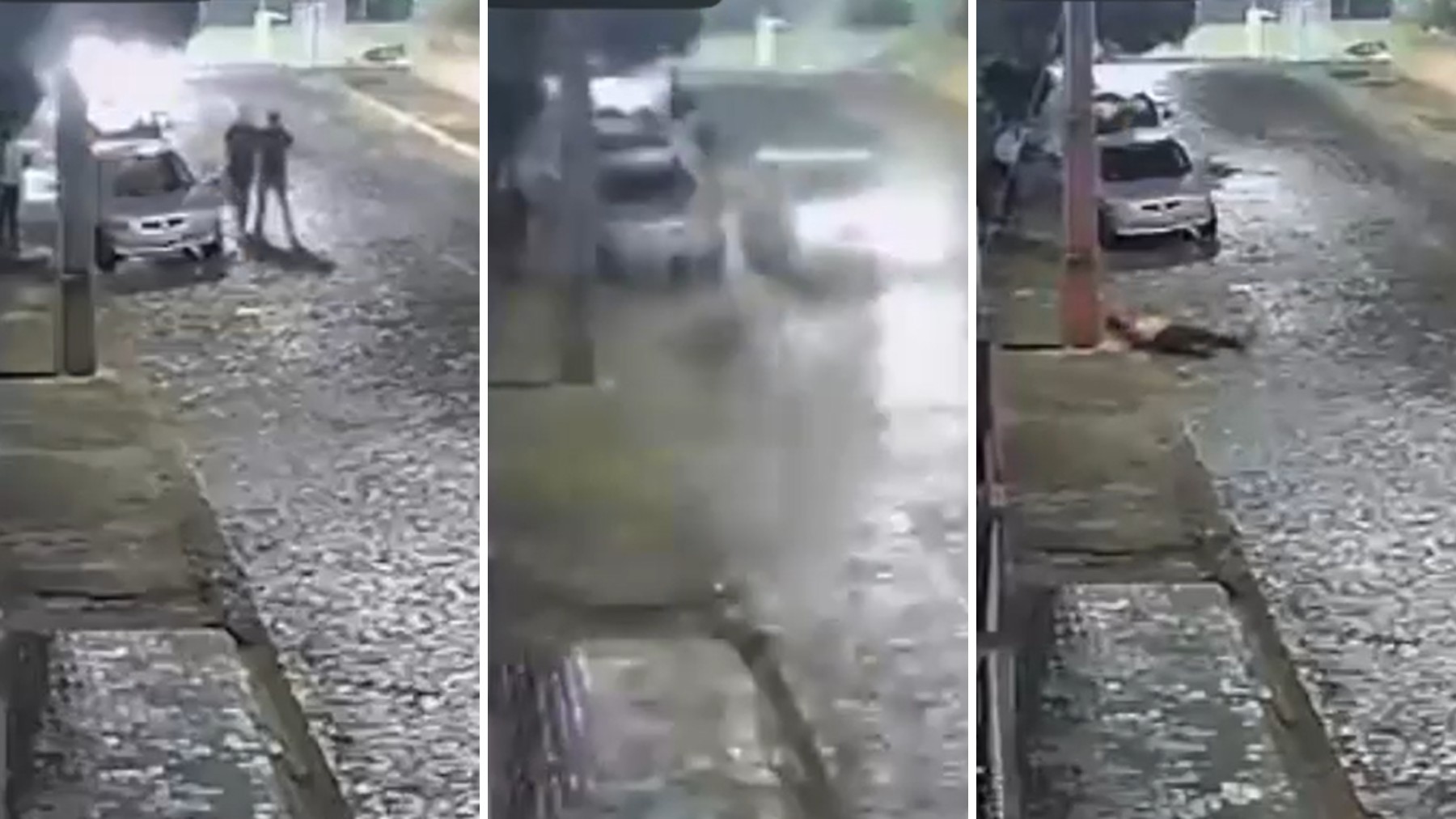 VÍDEO: motorista atropela homem propositalmente após briga em loja de conveniência, no Paraná