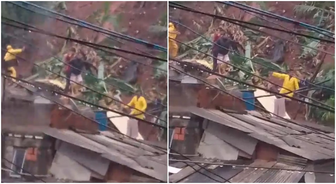 Deslizamento causado por chuva forte deixa família soterrada em Várzea Paulista; vídeo