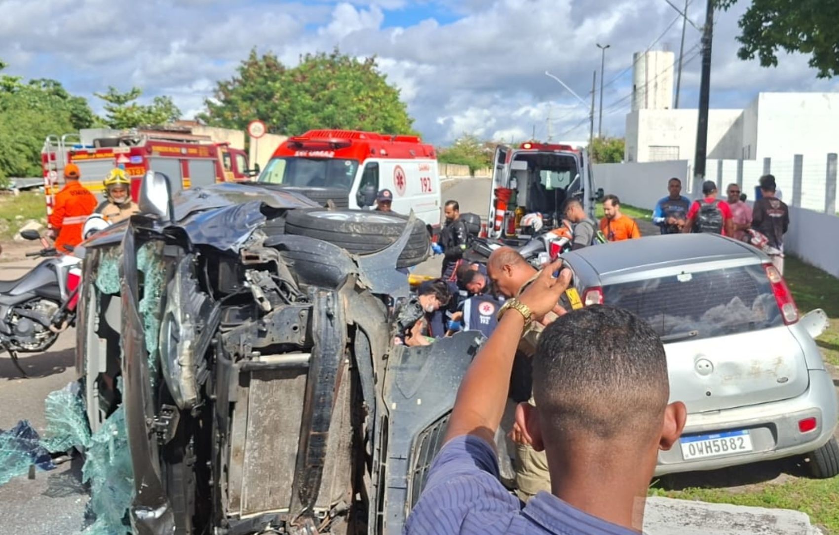 Acidente entre veículos deixa quatro feridos em Aracaju