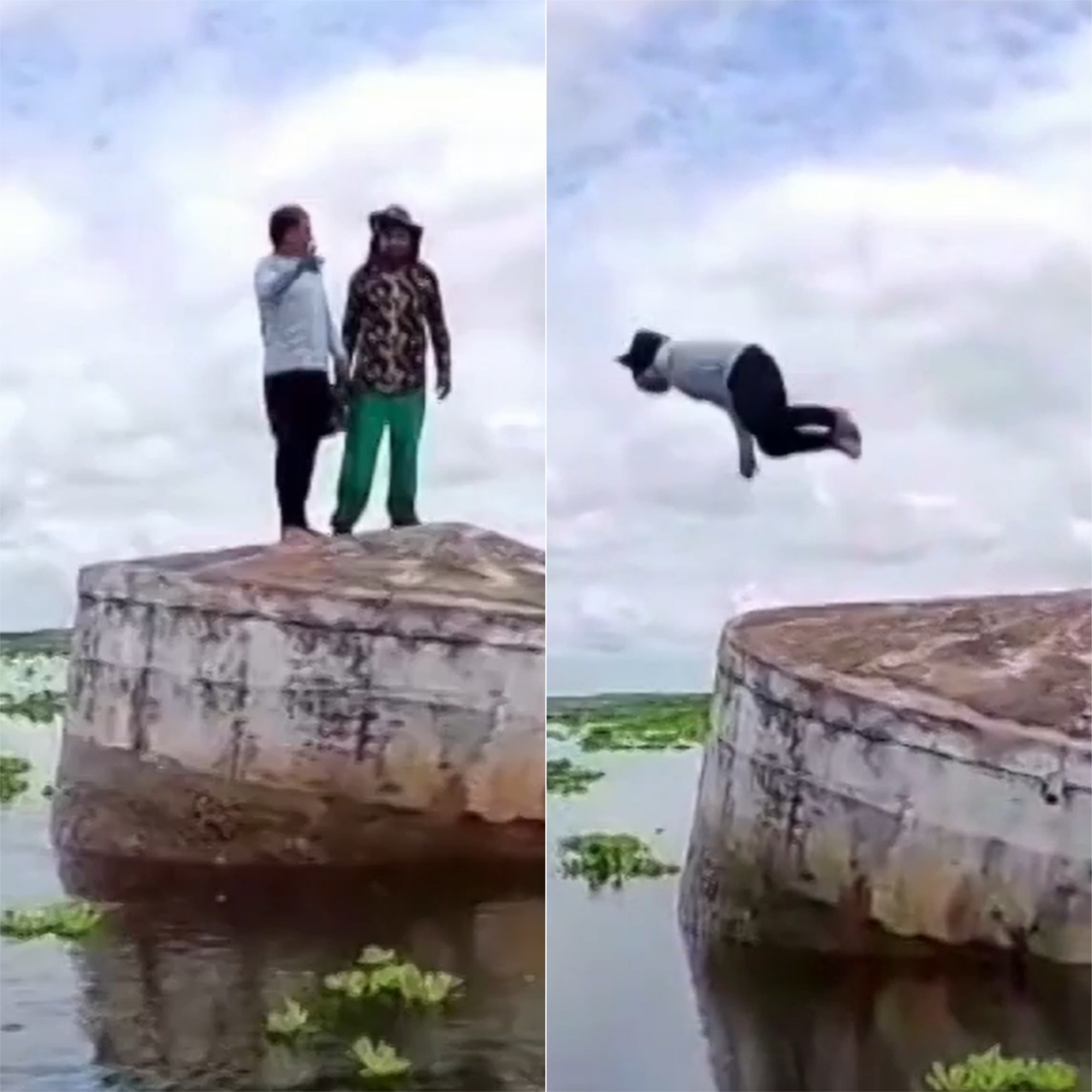 VÍDEO: Cisterna flutua em barragem sobre comunidade inundada no RN