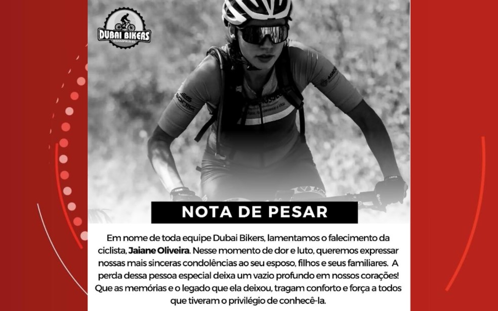 Ciclista morreu durante prova no oeste da Bahia — Foto: Redes sociais