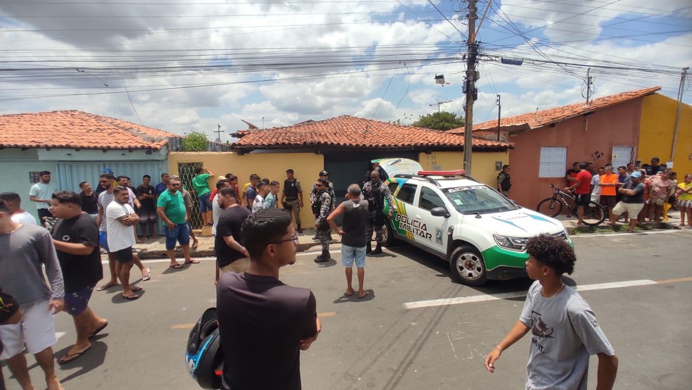 Idoso é preso suspeito de matar jovem a facadas durante briga em bar na Zona Sudeste de Teresina — Foto: Reprodução