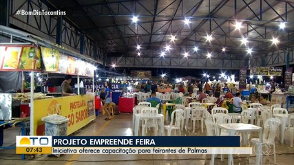 Prefeitura de Palmas oferece capacitação para empreendedores que atuam nas feiras