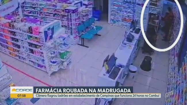 Medicamentos de alto custo são furtados em farmácia de Campinas; VÍDEO