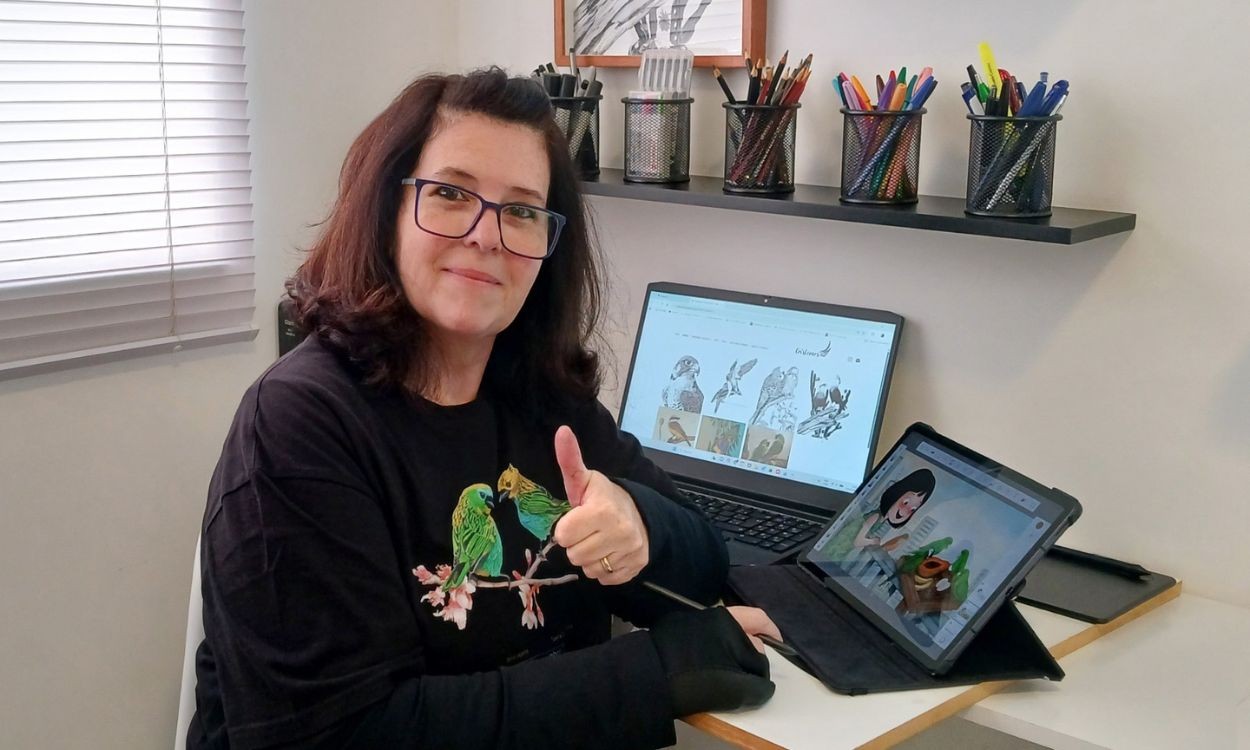 Publicitária transforma carreira e se reinventa com observação de aves
