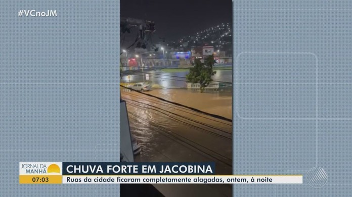 Muita chuva pela manhã em Jacobina - Ba - Categoria - Notícias Climatempo