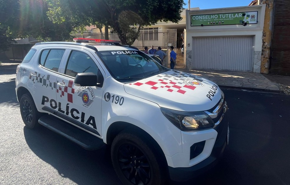 Jovem é presa depois de esfaquear escriturária, ameaçar de morte conselheira tutelar e danificar patrimônio público, em Dracena (SP) — Foto: Jorge Zanoni e Gustavo Oliveira