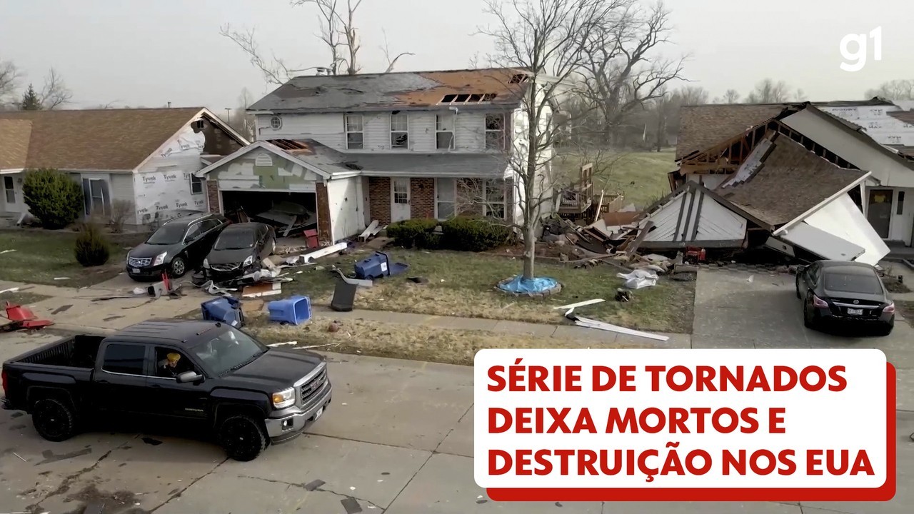 Tornados atingem os EUA, matam pessoas e deixam rastro de destruição; VÍDEO