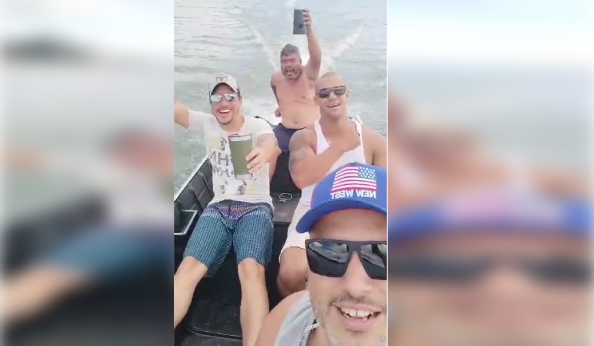 Amigos compartilham vídeo momentos antes de barco virar em represa no interior de SP