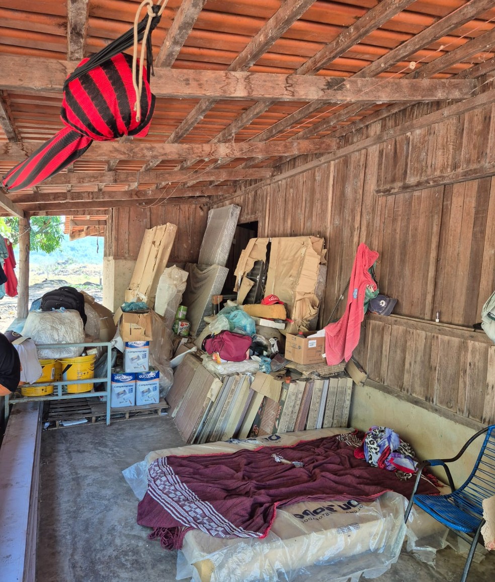 Trabalhadores viviam em condições degradantes em São Félix do Xingu, no Pará. — Foto: Reprodução / Auditoria-Fiscal do Trabalho (SIT/MTE)