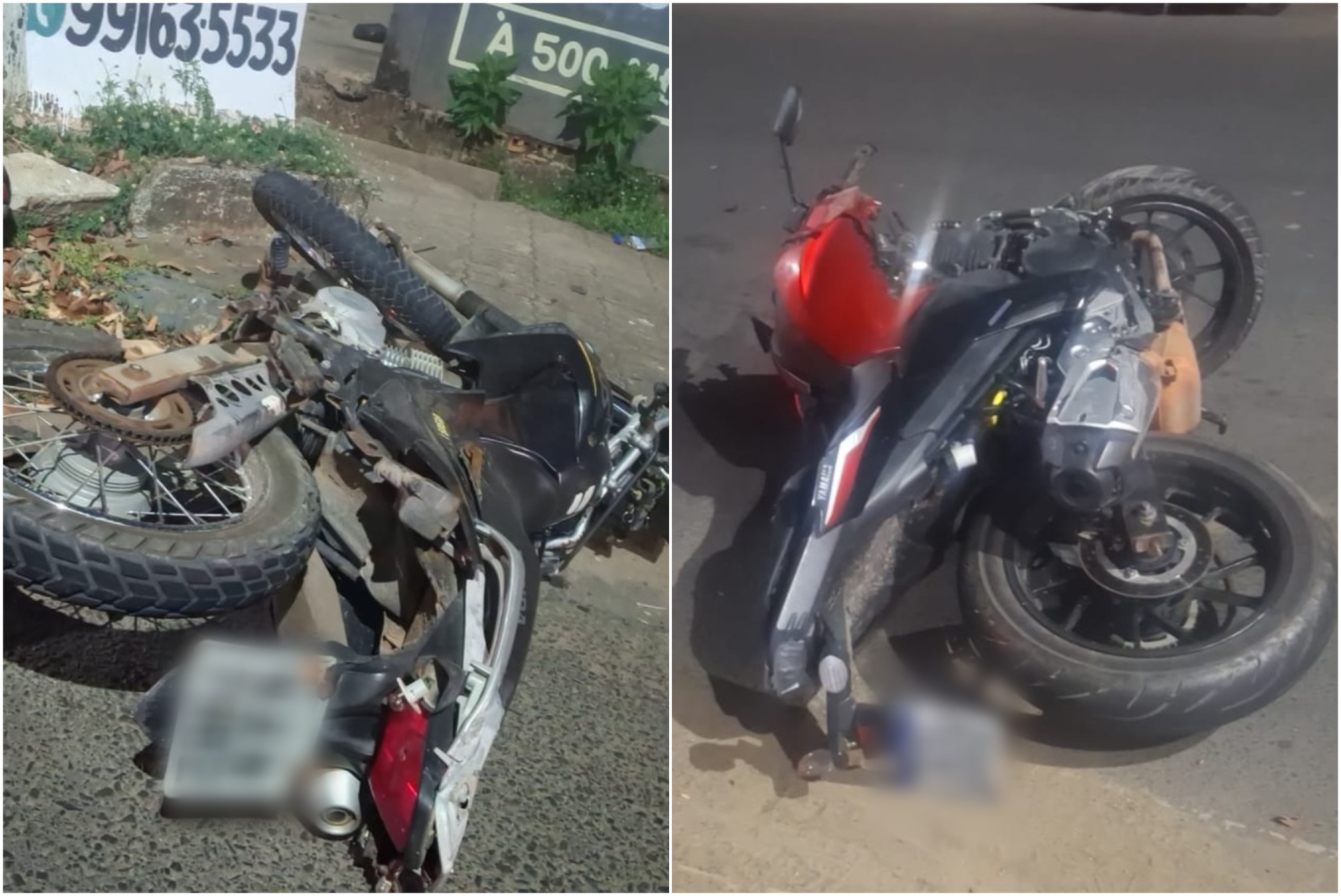 Idoso morre após ser atingido por moto conduzida por adolescente que fazia 'racha' em Boa Vista