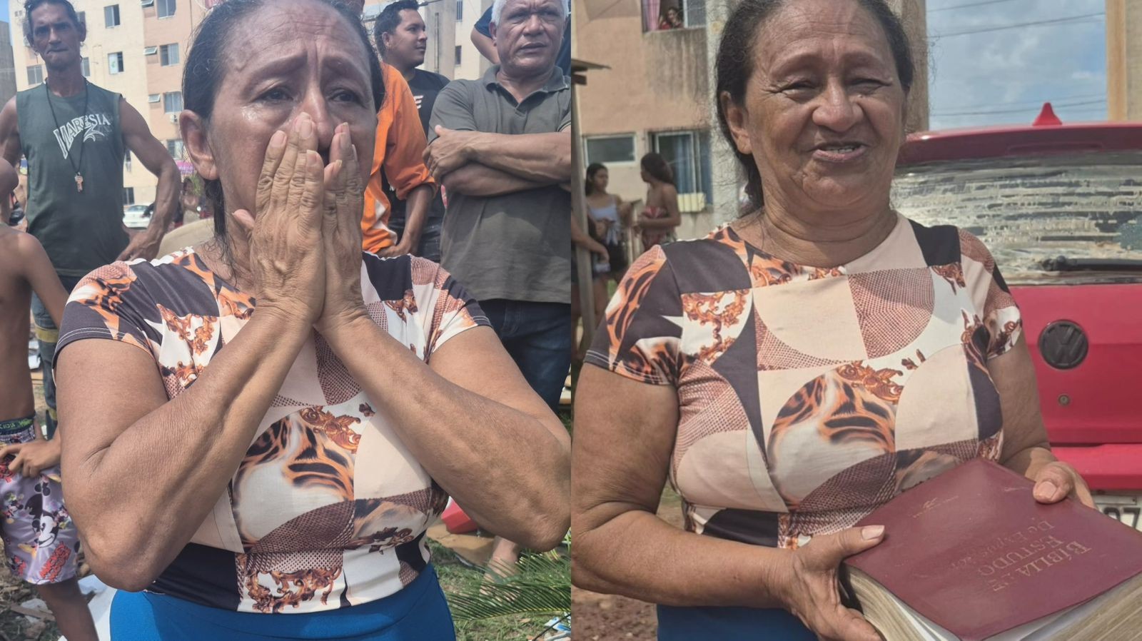 Pastora salva bíblia em incêndio que destruiu imóveis em Macapá: ‘ficamos só com a vida’