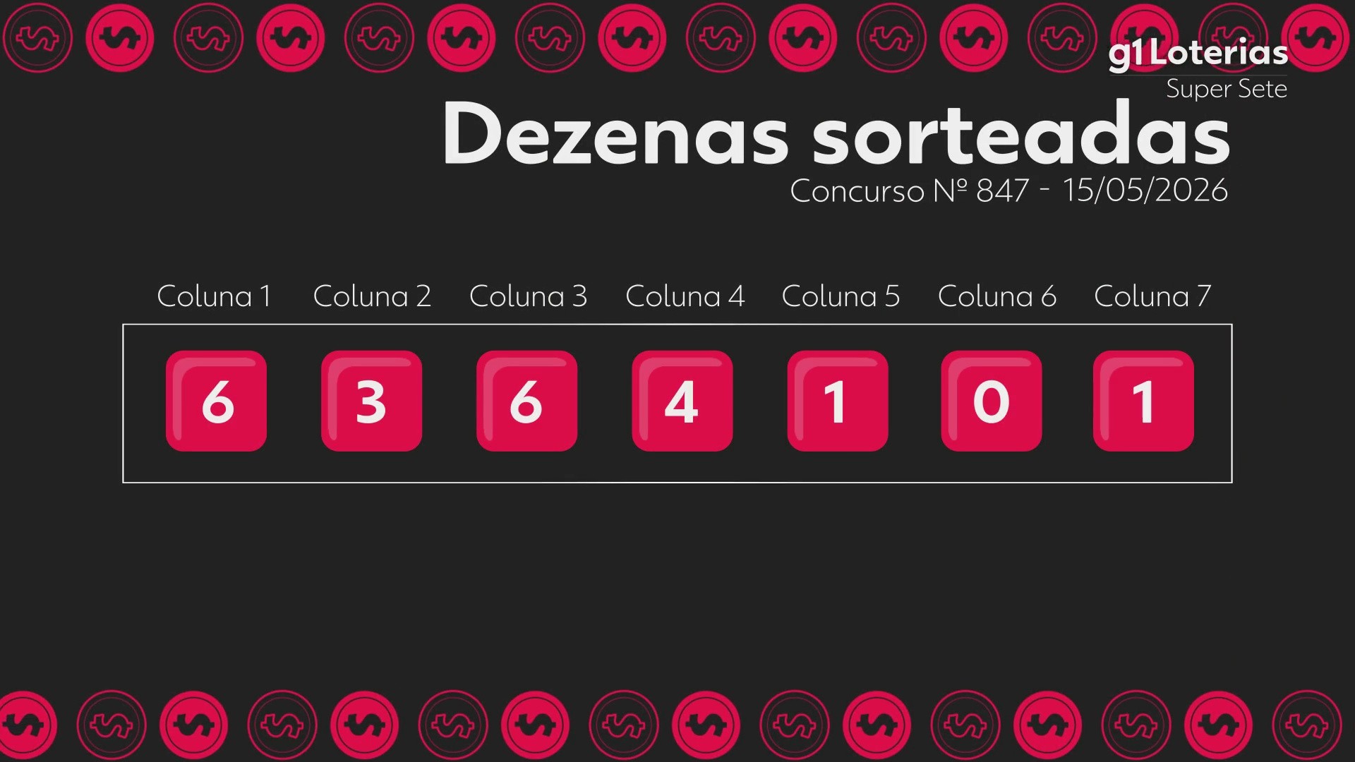 Super Sete hoje: resultado do concurso 847 e números sorteados