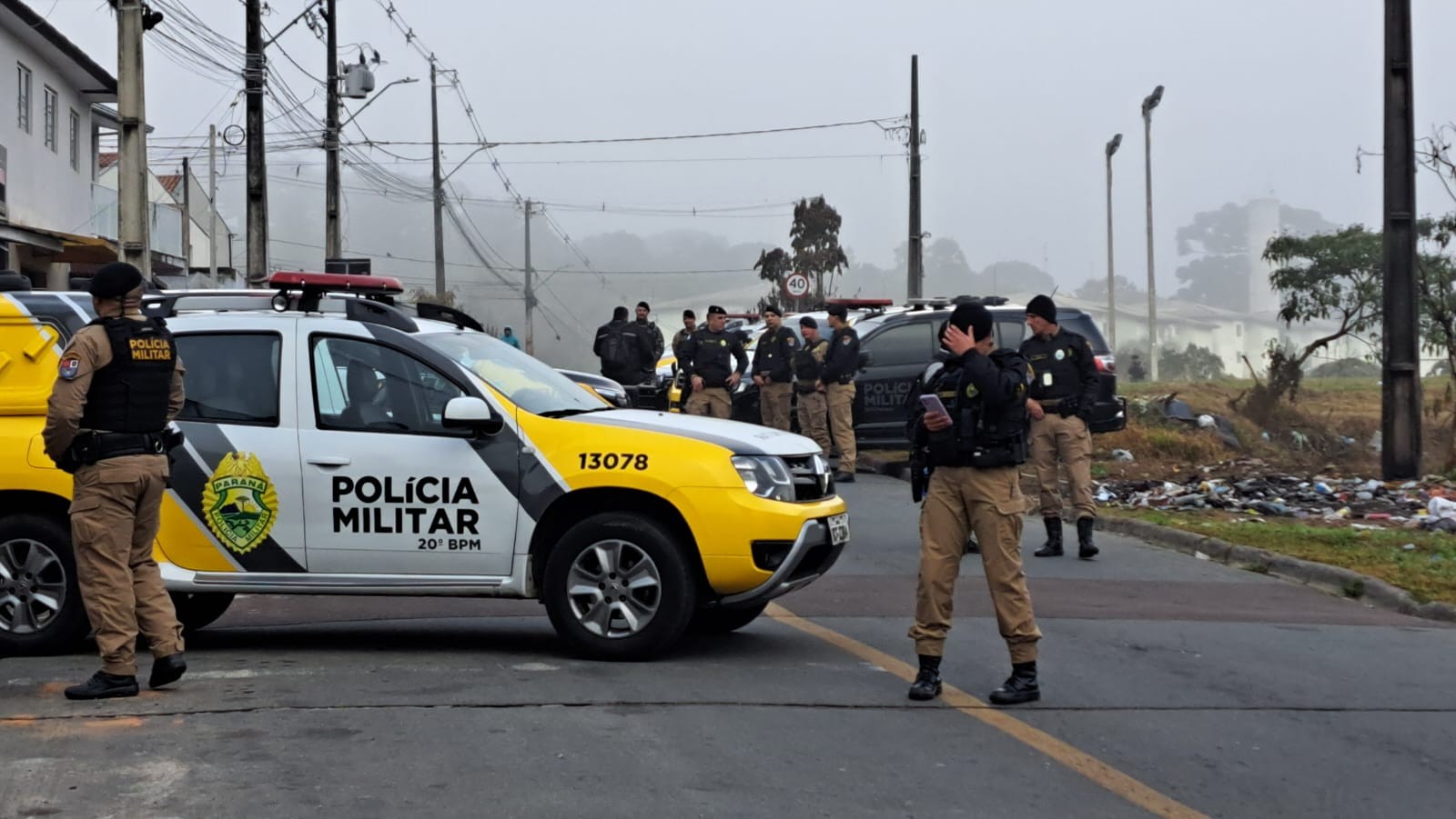 Três pessoas morrem em confronto com a polícia durante operação contra o tráfico em Curitiba