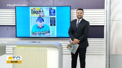 Condenação do ex-presidente da república, Jair Bolsonaro, é destaque no Jornal Daqui