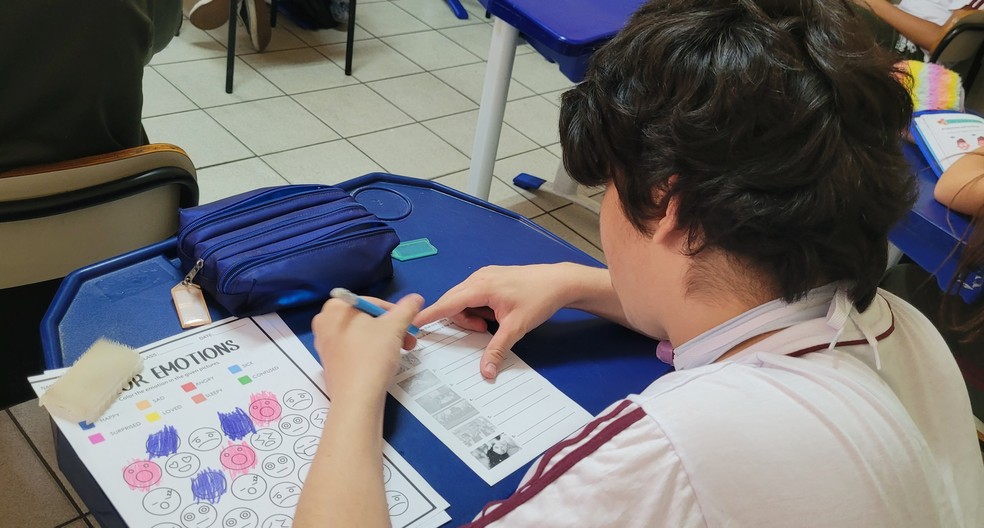 Thiago tem autismo e estuda em uma escola comum no interior de São Paulo — Foto: Arquivo pessoal