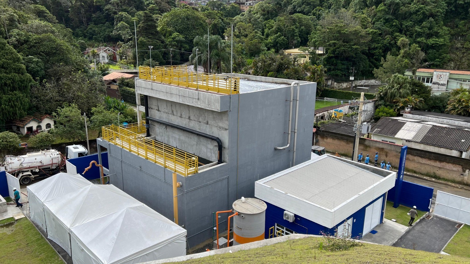 Estação de Tratamento de Esgoto Independência é inaugurada e vai atender 7 localidades de Petrópolis