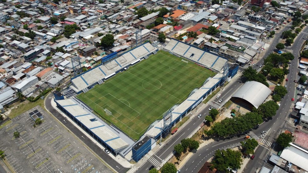 Estádio Ismael Benigno em Manaus — Foto: Mauro Neto/Sedel