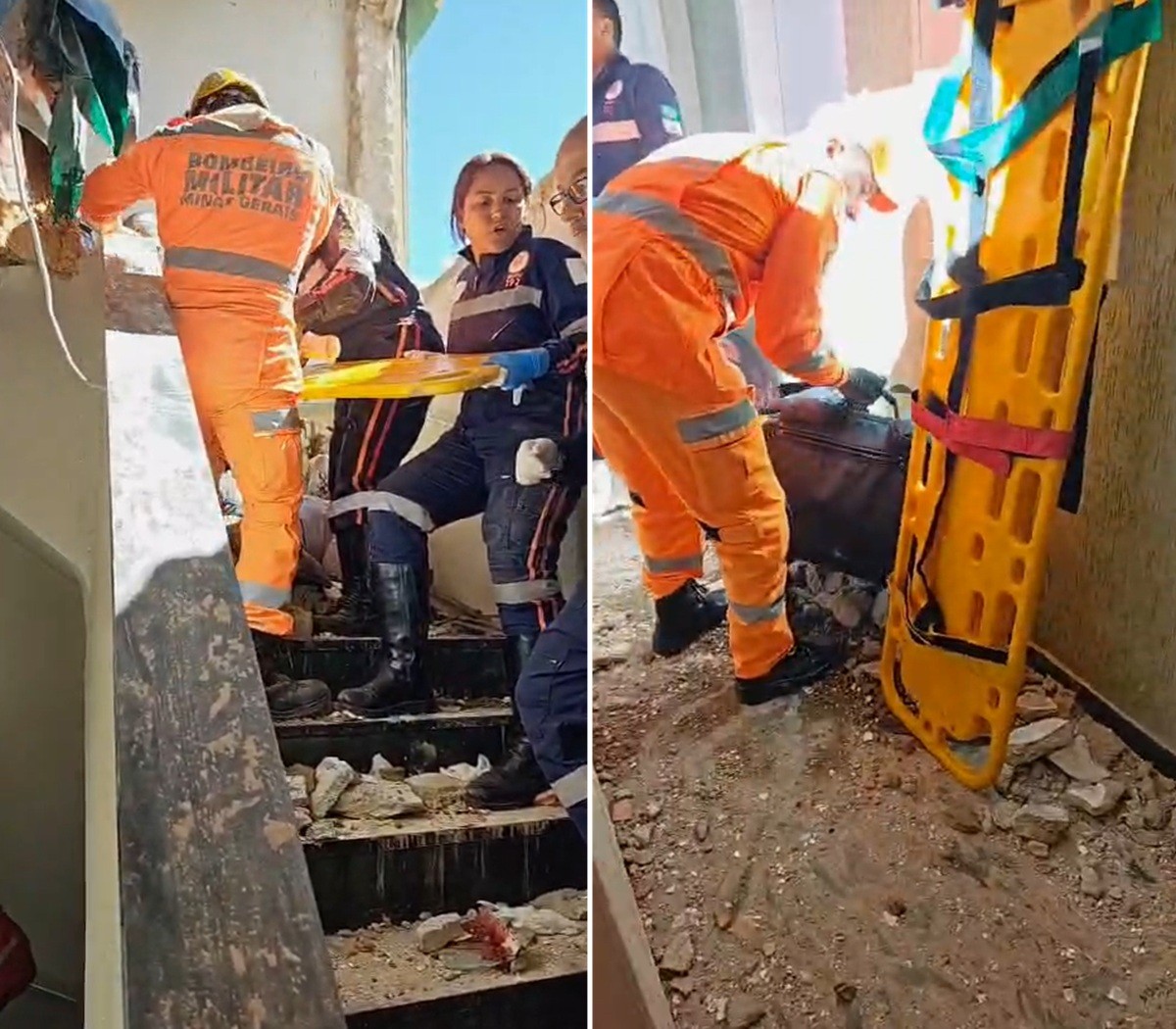 Vídeo mostra interior de prédio atingido por avião em BH