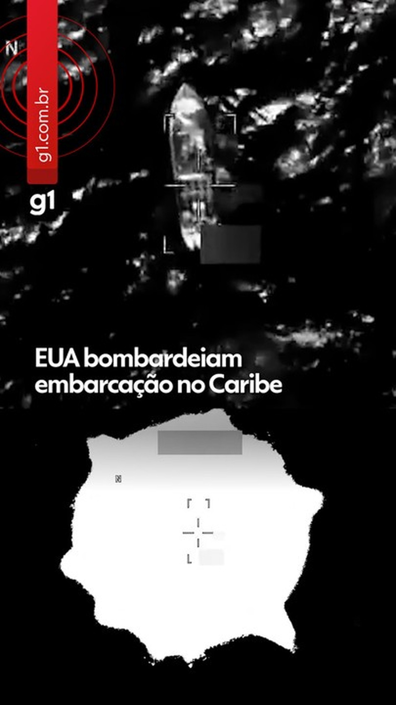 VÍDEO: EUA bombardeiam embarcação no Caribe e matam 4